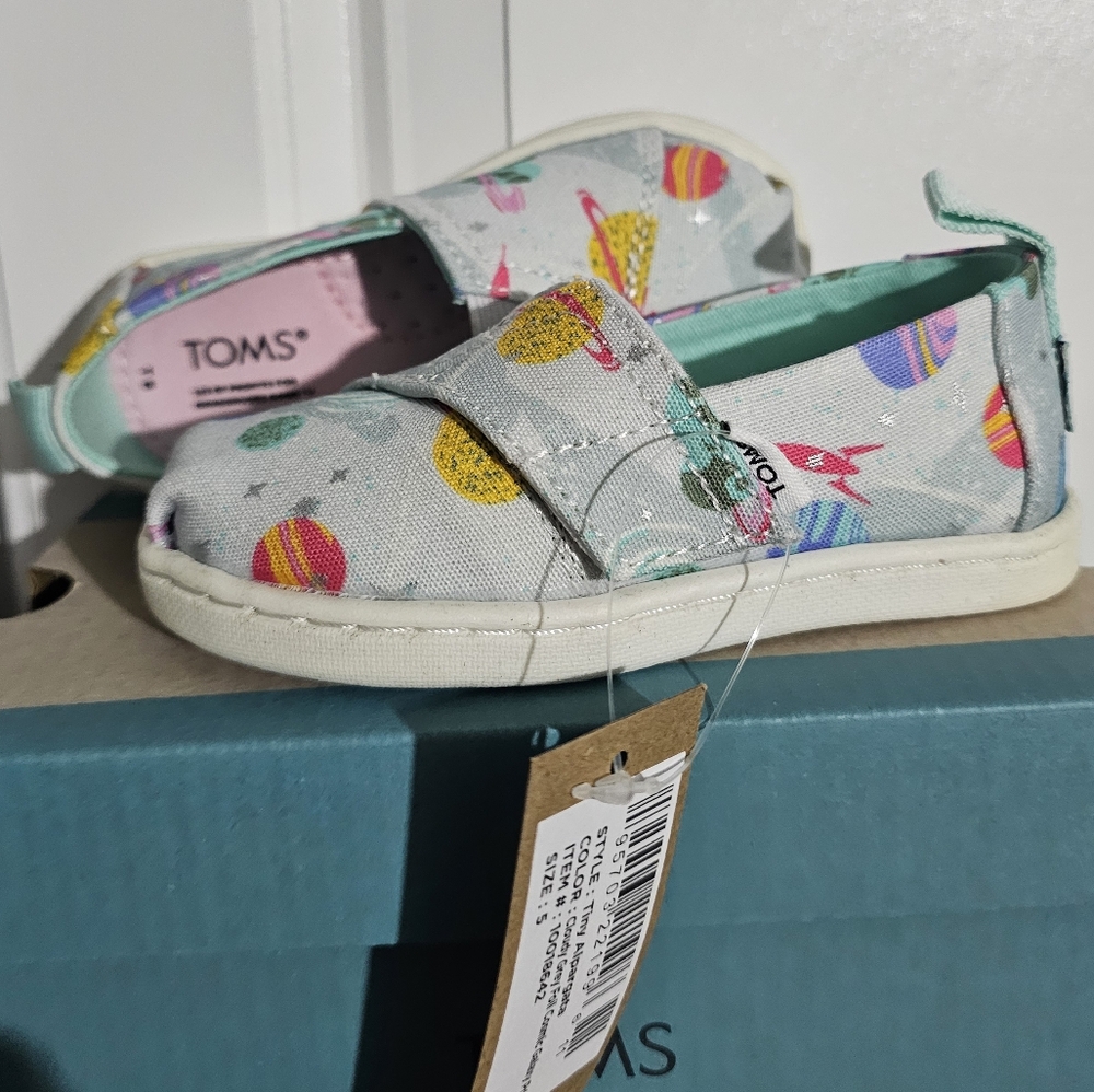 TOMS Kids' Space Adventure Shoes 5t
